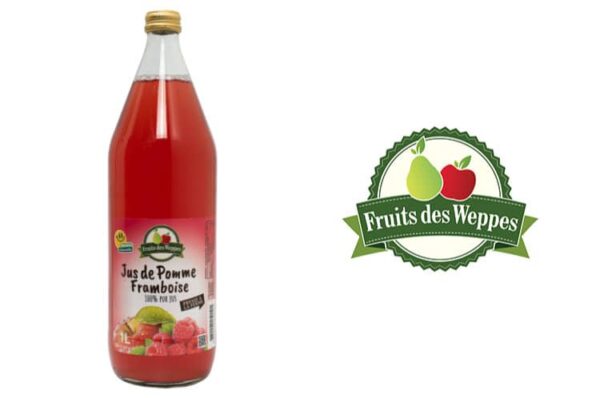 JUS DE POMME FRAMBOISE (1 L)