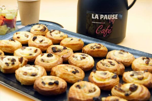 BOX MINI-PAINS AUX RAISINS (24 pièces)